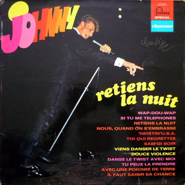 Rock/Pop Johnny Hallyday - Retiens La Nuit (France Reissue) (VG+/VG+)