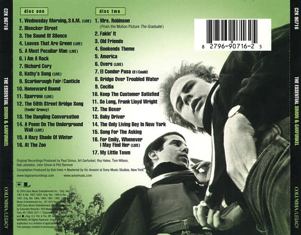 Rock/Pop Simon & Garfunkel - The Essential Simon & Garfunkel (2CD) (USED CD - very light scuff)