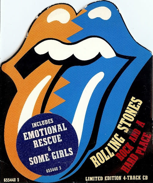 Rock/Pop Rolling Stones - Rock And A Hard Place ('89 UK CD Single) (USED CD - light scuff)