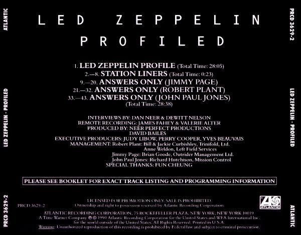 Rock/Pop Led Zeppelin - Profiled (STILL SEALED CD)