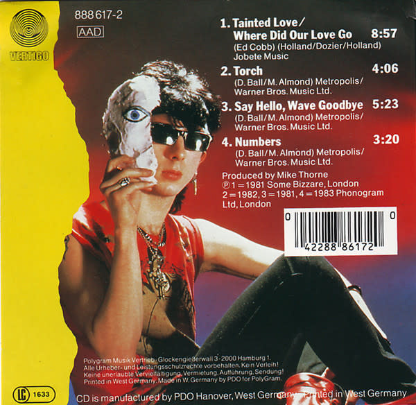 Rock/Pop Soft Cell - Tainted Love / Where Did Our Love Go (USED CD)