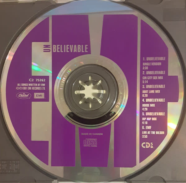 Rock/Pop EMF - Unbelievable (USED CD)