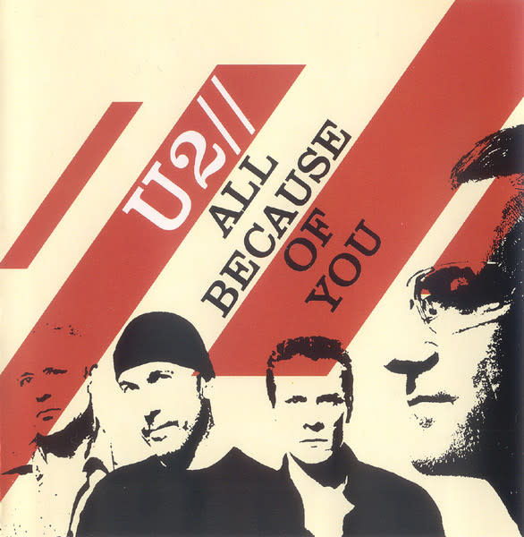 Rock/Pop U2 - All Because Of You (USED CD Single)