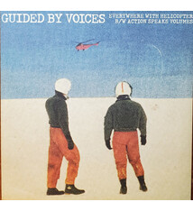 Rock/Pop Guided By Voices - Everywhere With Helicopter b/w Action Speaks Volumes ('02 US 7") (NM/NM)