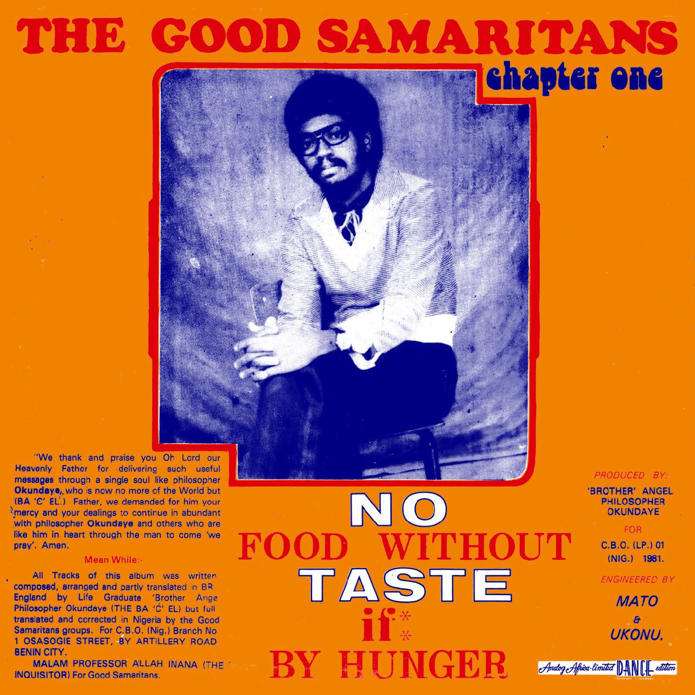World The Good Samaritans - No Food Without Taste If By Hunger (Orange Vinyl Reissue) (NM/NM)