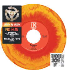 Rock/Pop The Stooges / The Black Keys - No Fun (2013 Orange/Red Swirl 7") (NM/NM)