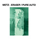 Rock/Pop Metz - Eraser / Pure Auto (2015 Green Vinyl 7") (VG++/NM)