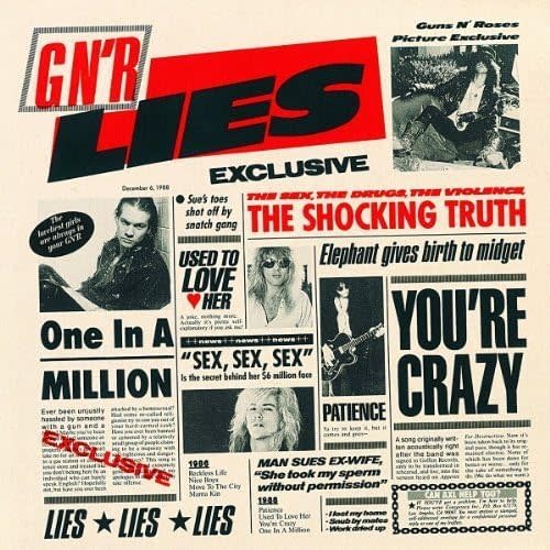 Rock/Pop Guns N' Roses - G N' R Lies (NEW CD)