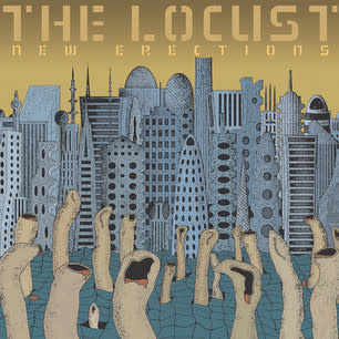 Punk/Hardcore The Locust - New Erections ('07 Clear w/Red + Black Splatter) (VG+/VG+)