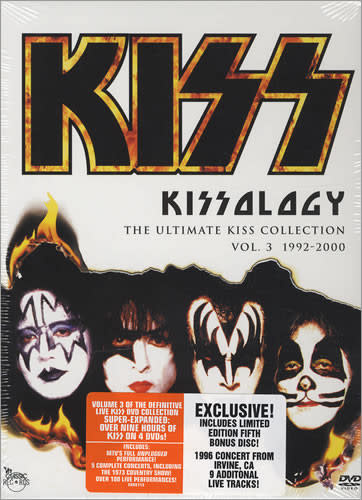 Rock/Pop Kiss - Kissology Vol. 3 1992-2000 (USED DVD) (SEALED)