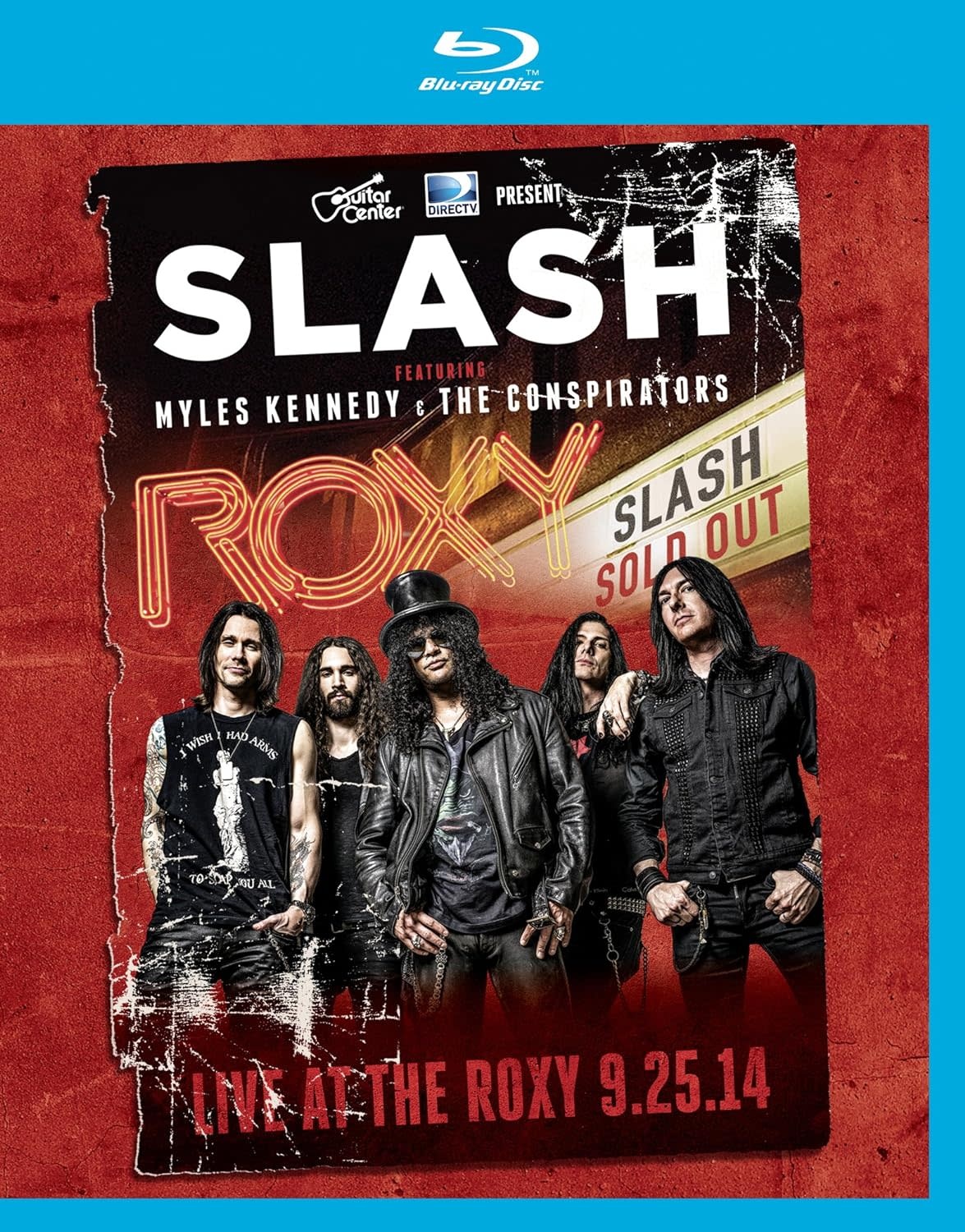 Rock/Pop Slash Featuring Myles Kennedy & The Conspirators - Live At The Roxy 25.9.14 (USED BLU-RAY) (SEALED)