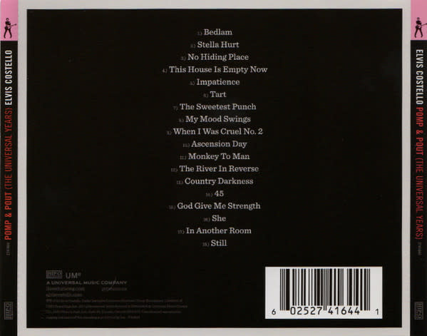Rock/Pop Elvis Costello - Pomp & Pout (The Universal Years) (RARE DELETED VERSION) (USED CD - scuff)