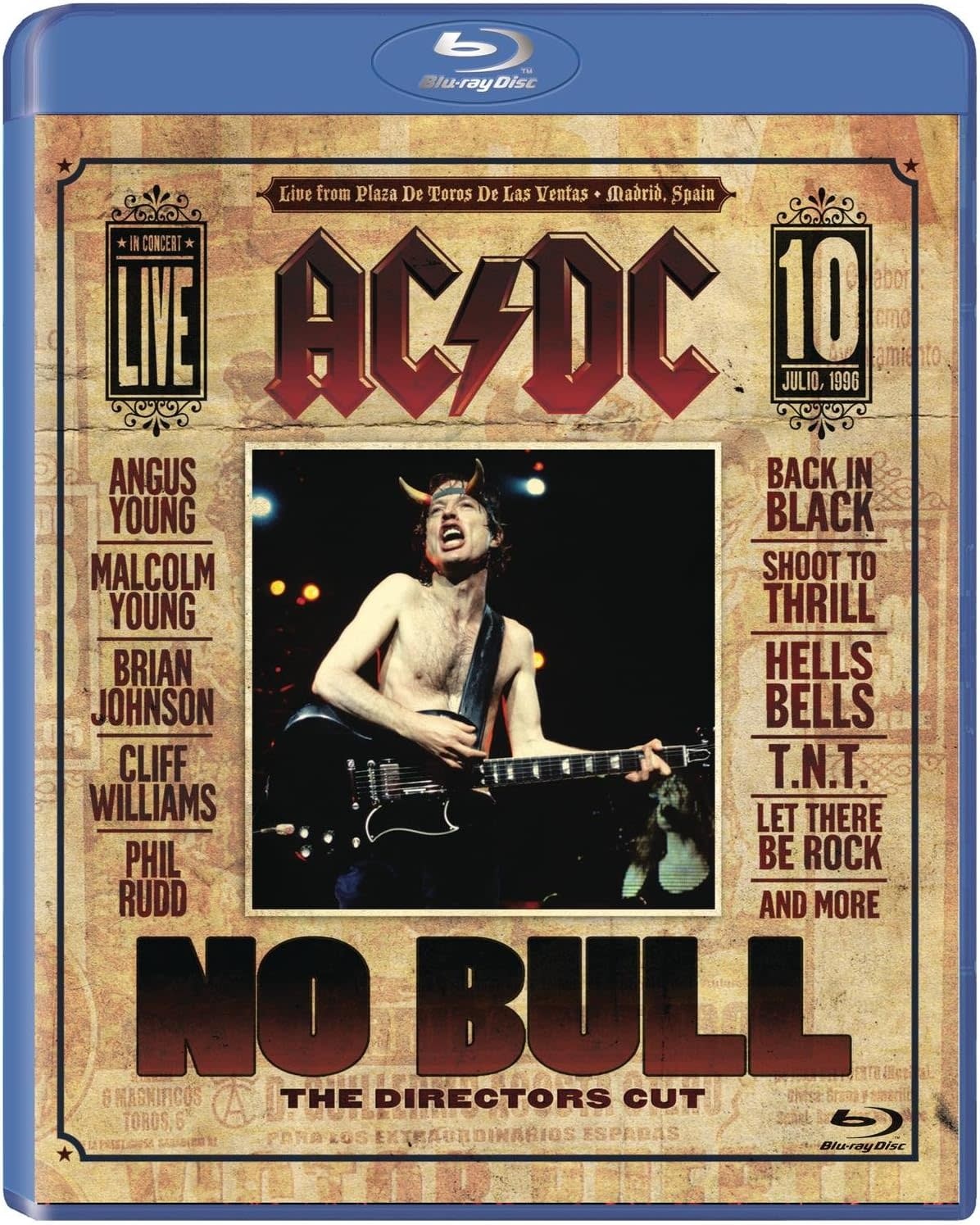 Rock/Pop AC/DC - No Bull (The Directors Cut) (USED BLU RAY) (SEALED)