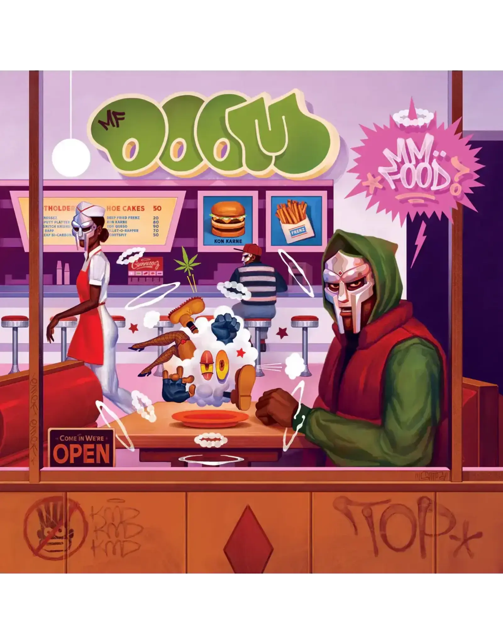 Hip Hop/Rap MF Doom - MM.. FOOD 20th Ann. Ed. (3-Color Sweetart Marble Effect Double Vinyl)