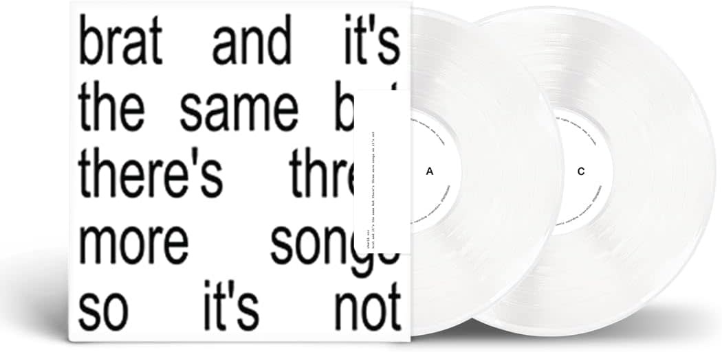 Pop Charli XCX - Brat And It's The Same But There's Three More Songs So It's Not (White Vinyl)