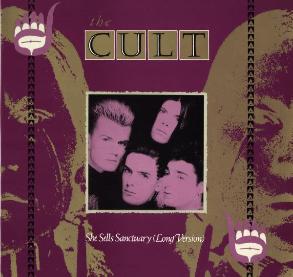 Rock/Pop The Cult – She Sells Sanctuary (Long Version) ('85 UK 12'') (VG/VG, stickers on cover and labels)