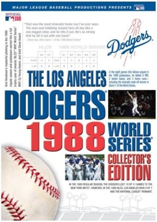 The Los Angeles Dodgers 1988 World Series Collector's Ed. (USED 7 x DVD BOXSET)