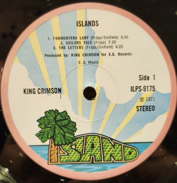 Rock/Pop King Crimson - Islands ('71 UK) (VG/VG, conservative grade on sleeve)