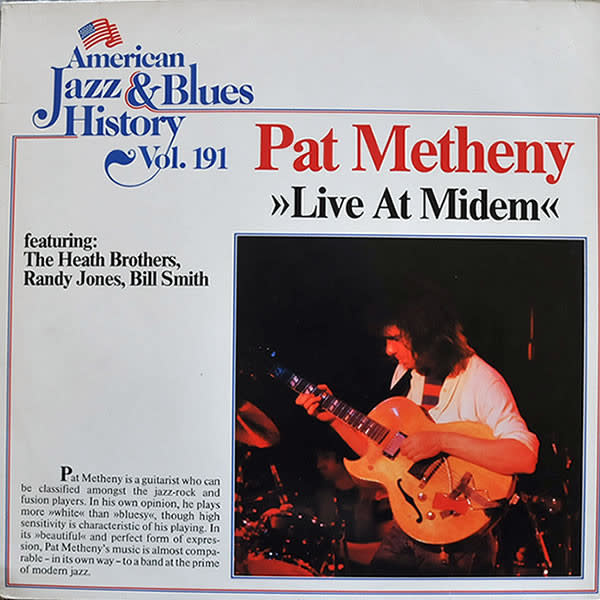 Jazz Pat Metheny – Live At Midem (VG/VG+)