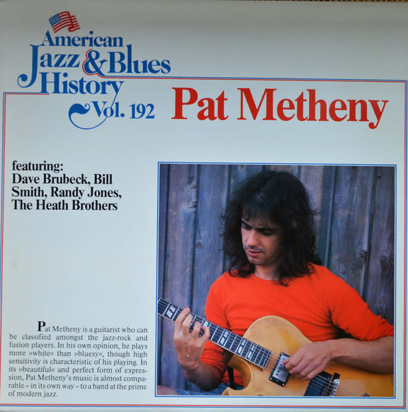 Jazz Pat Metheny Feat. Dave Brubeck, Bill Smith, Randy Jones, The Heath Brothers – Live At Midem (VG/VG+)