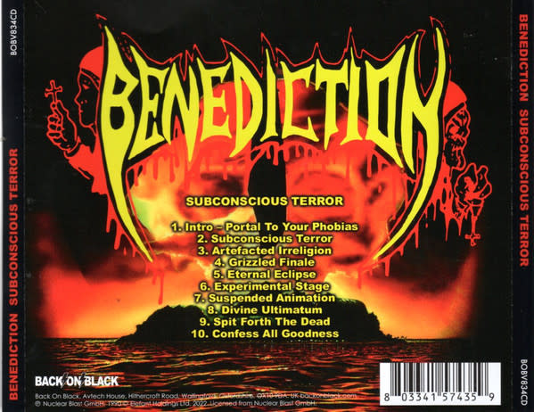 Metal Benediction - Subconscious Terror (USED CD)