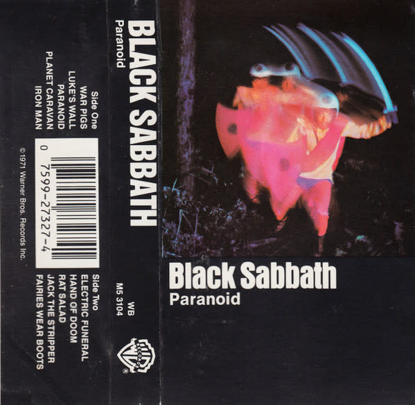 Metal Black Sabbath - Paranoid
