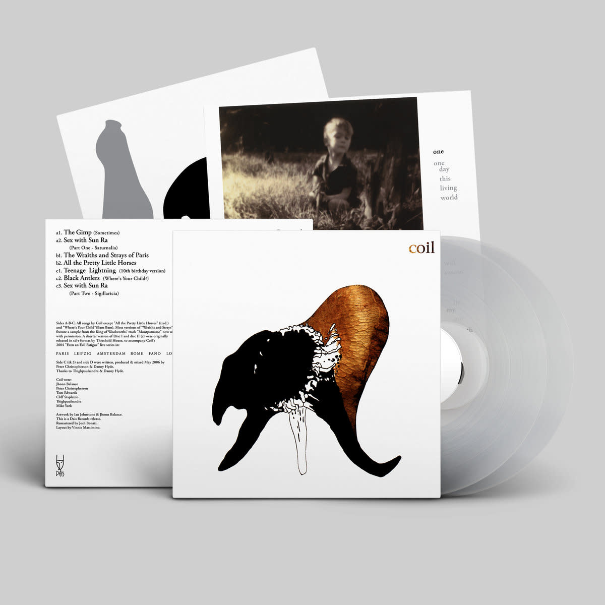 Industrial Coil - Black Antlers (Clear Vinyl Reissue) (June 27, 2025)
