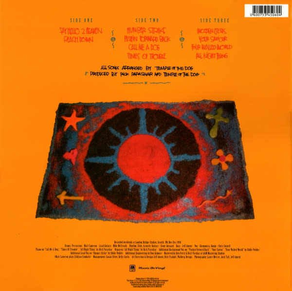 Rock/Pop Temple Of The Dog - S/T (2013 MOV 180g) (VG+/VG, creases) (Reduced price: $75.00 -> $59.99)