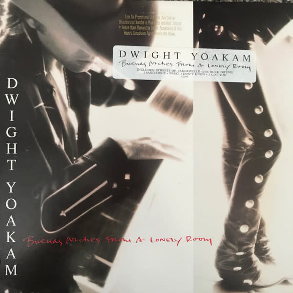 Folk/Country Dwight Yoakam - Buenas Noches From A Lonely Room ('88 CA) (NM/VG++, hype sticker on cover, promo stamp on back)
