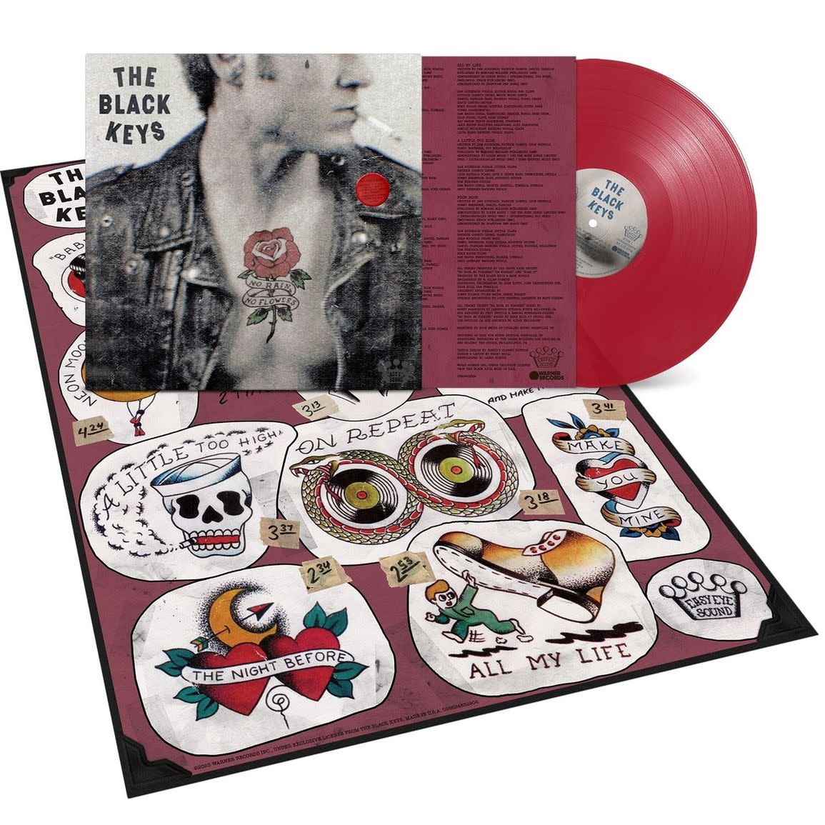 Rock/Pop The Black Keys - No Rain, No Flowers (Red Transparent Vinyl) (August 8, 2025)
