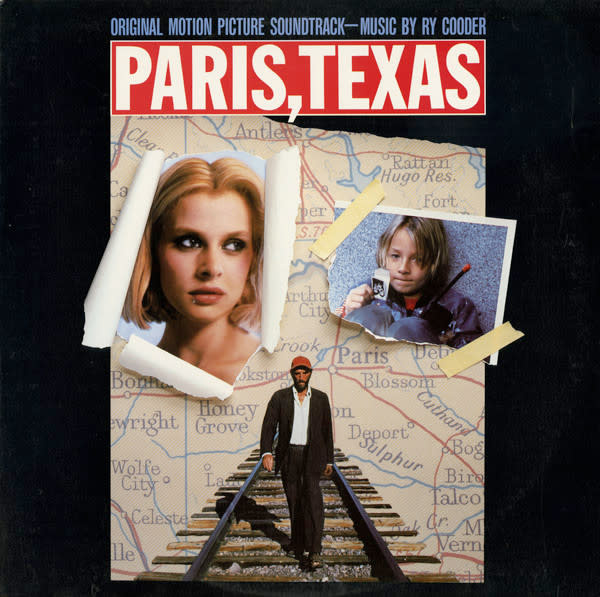 Soundtracks Ry Cooder - Paris, Texas (Soundtrack) ('85 CA) (VG++/VG, shelf-wear)