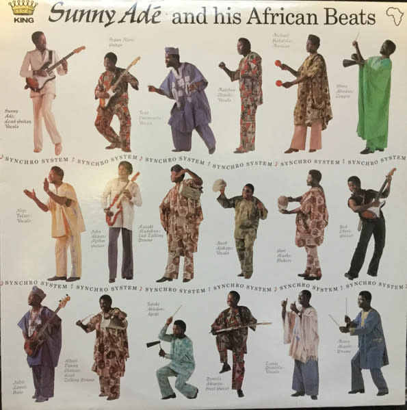 World King Sunny Adé and His African Beats - Synchro System ('83 CA) (VG+/VG, shelf/spine-wear)