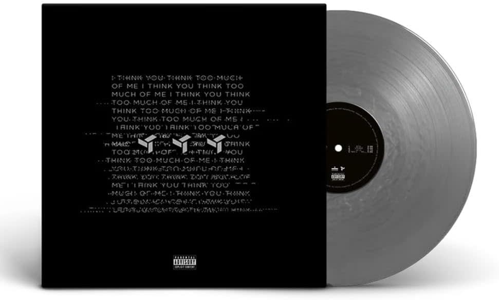Pop EDEN - I Think You Think Too Much Of Me (Marbled Silver Metallic Vinyl)
