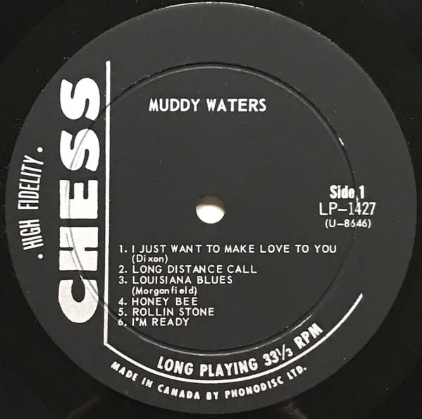Blues Muddy Waters - The Best Of ('58 CA Mono) (VG, light surface noise/VG, ring/spine-wear, small creases)