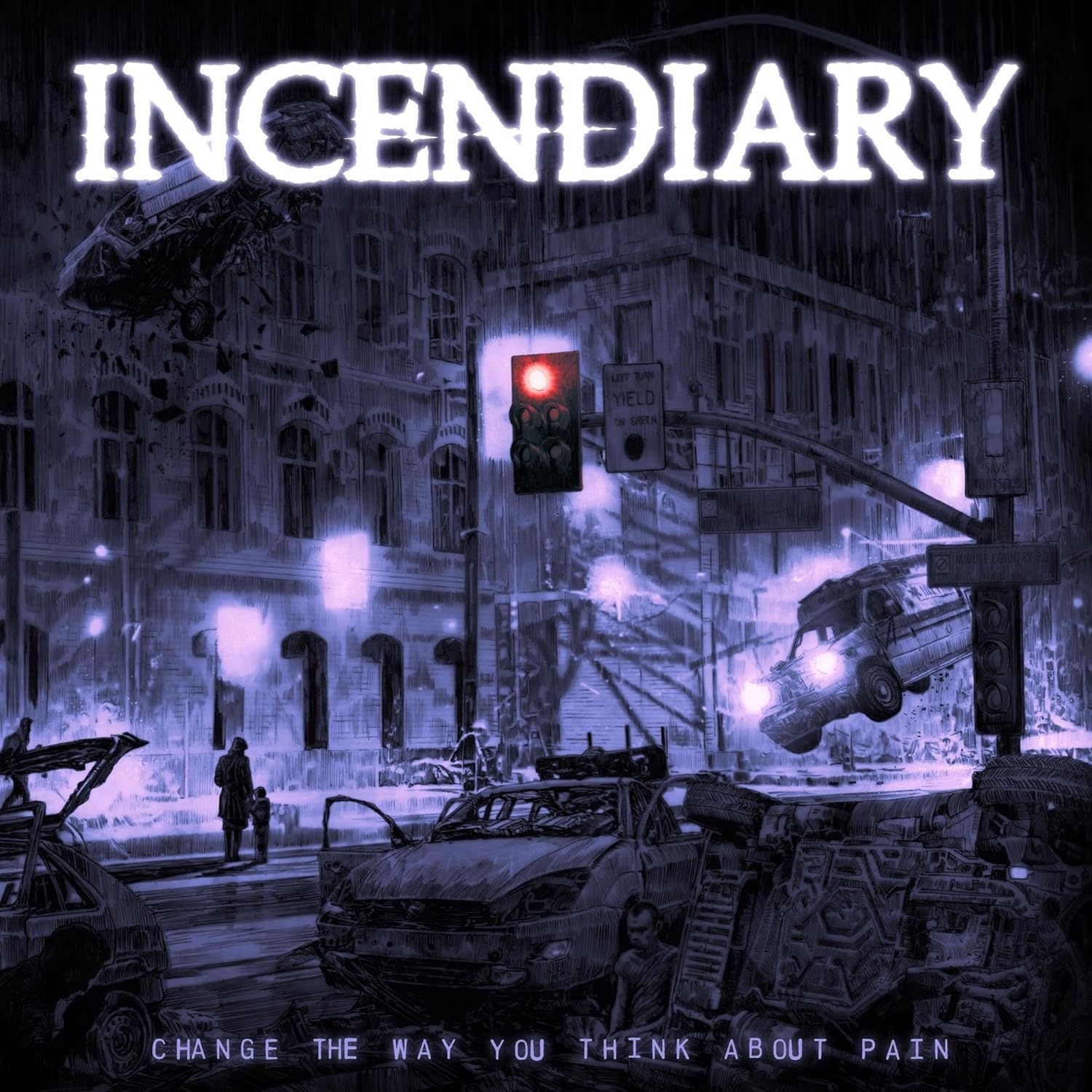 Punk/Hardcore Incendiary - Change The Way You Think About Pain (Silver/Violet Mix)
