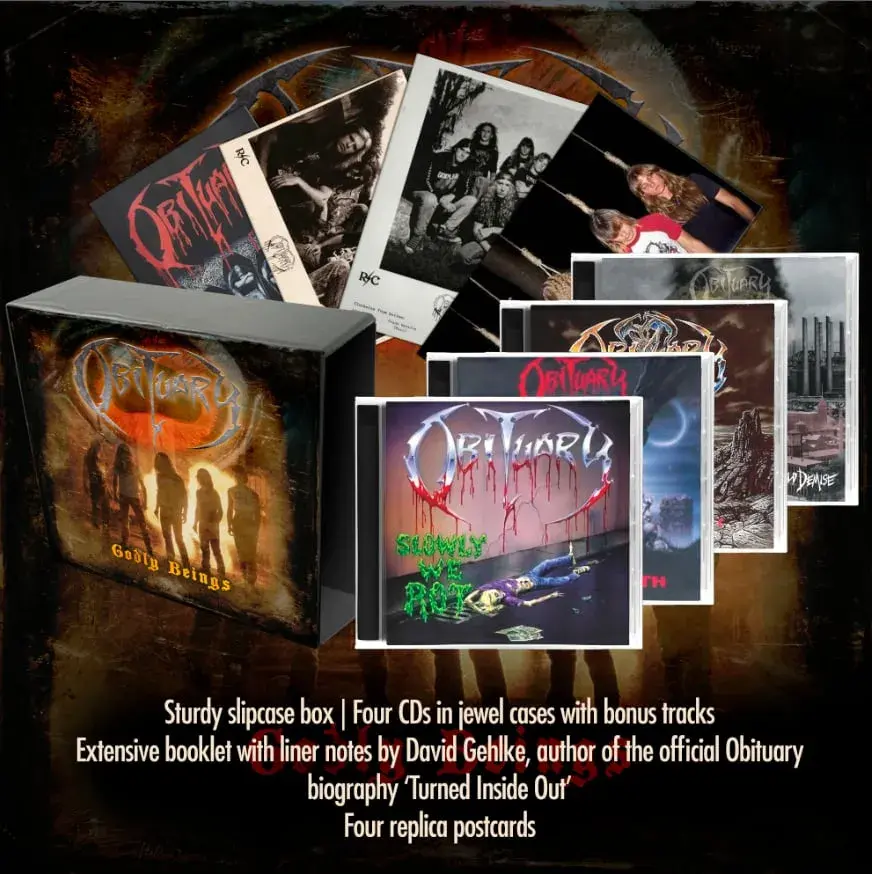 Metal Obituary - Godly Beings (4 x CD Box Set) (July 17, 2025)