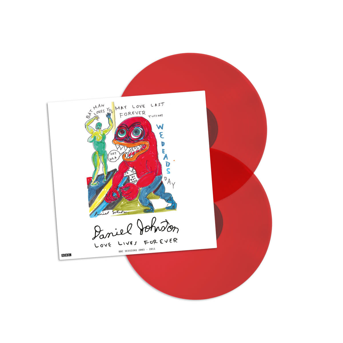 Rock/Pop Daniel Johnston - Love Lives Forever (BBC Sessions 2003-11) (Transparent Red Vinyl) (July 11, 2025)