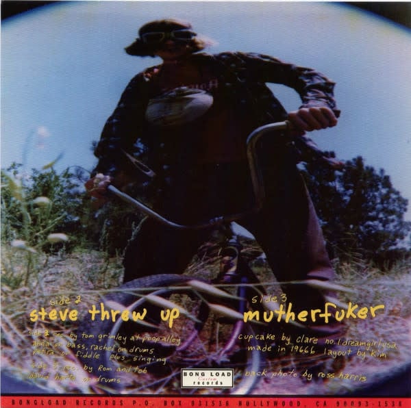 Rock/Pop Beck - Steve Threw Up ('94 Bong Load 7") (VG+/VG+)