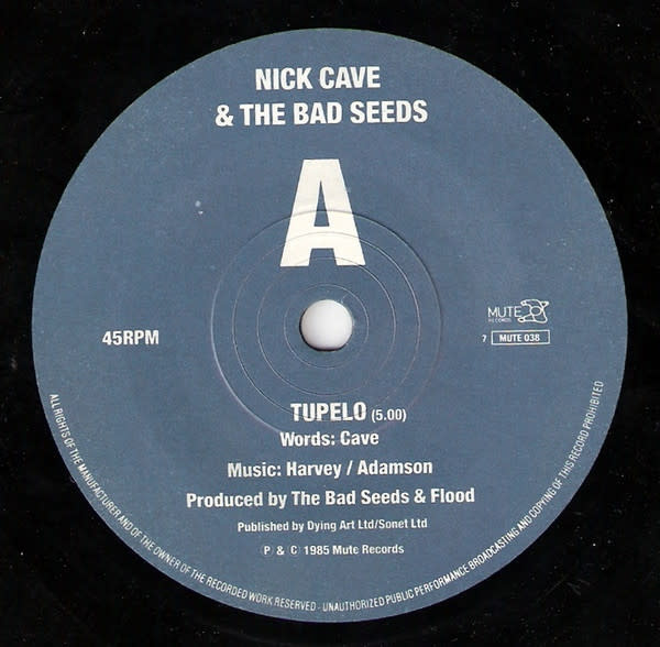 Rock/Pop Nick Cave & The Bad Seeds - Tupelo ('85 UK 7") (VG+/VG+)