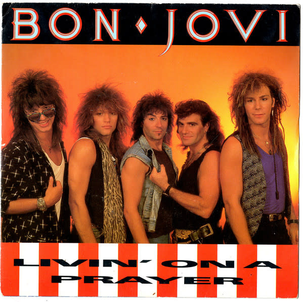 Rock/Pop Bon Jovi - Livin' On A Prayer ('86 UK 7") (NM/VG++)