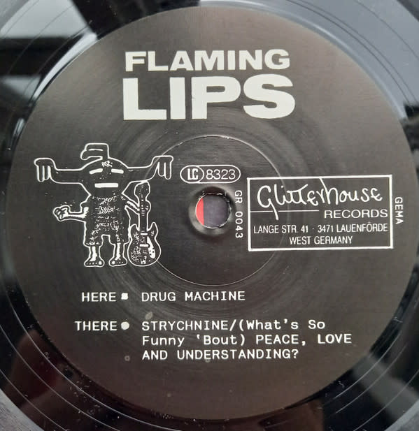 Rock/Pop Flaming Lips - Drug Machine ('89 EU 7") (VG, superficial marks plays VG+/VG+)