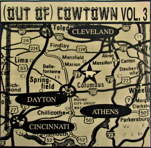 Rock/Pop V/A - (Out Of) Cowtown Vol. 3 ('93 US 7" feat. Guided by Voices) (VG+/VG+)