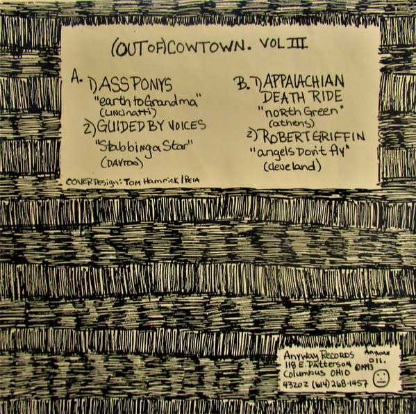 Rock/Pop V/A - (Out Of) Cowtown Vol. 3 ('93 US 7" feat. Guided by Voices) (VG+/VG+)