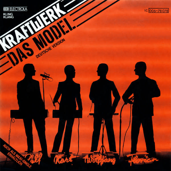 Krautrock Kraftwerk - Das Model / The Model ('82 Germany 7") (VG+/VG, 3 in. rip on back cover)