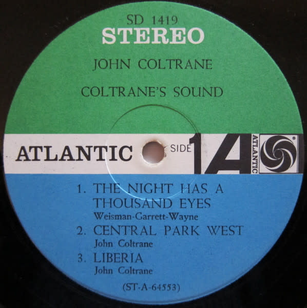 Jazz John Coltrane - Coltrane's Sound ('64 US Stereo) (VG/VG+)