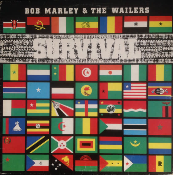 Reggae/Dub Bob Marley & The Wailers - Survival ('79 CA) (VG+/ creases, light shelf/spine-wear)
