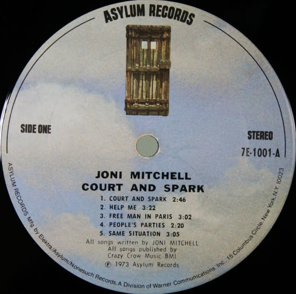 Rock/Pop Joni Mitchell - Court And Spark ('74 US) (VG/VG+)