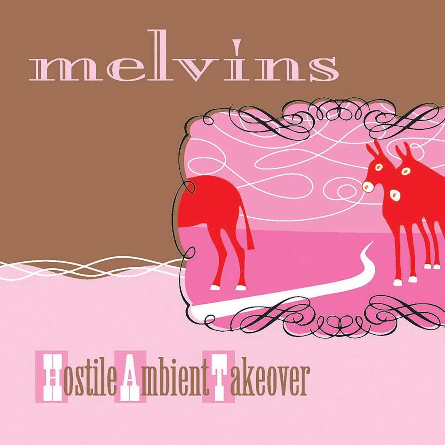 Rock/Pop Melvins - Hostile Ambient Takeover (Baby Pink Coloured Vinyl)
