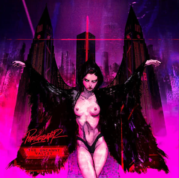 Electronic Perturbator - The Uncanny Valley (2016 Pink Vinyl) (VG++, mark from manufacturing does not affect play/VG+, crease)