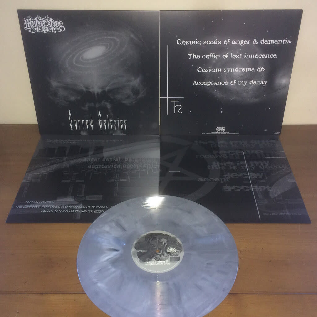 Metal Mutiilation - Sorrow Galaxies (White w/Black Galaxy Effect)